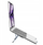 Mbajtëse tavoline Forcell F-Grip Fold Stand H Pro, alumini, e palosshme, gri