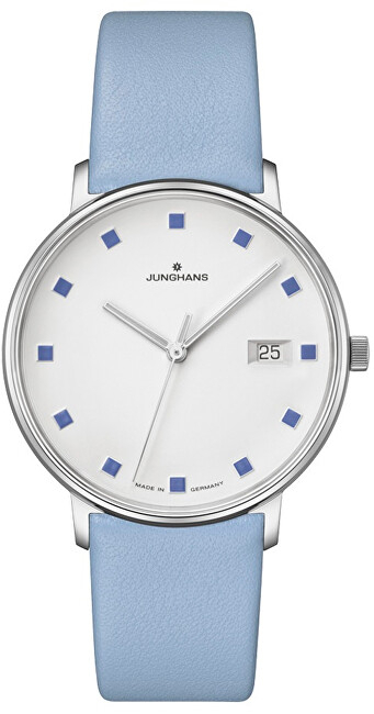 Orë dore për femra Junghans FORM Damen 47/4055.00, e kaltër