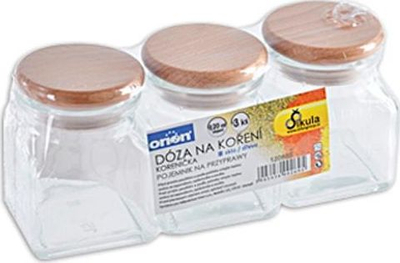 Set kavanozash qelqi Orion, 0.12 L, kapak druri, 3 copë
