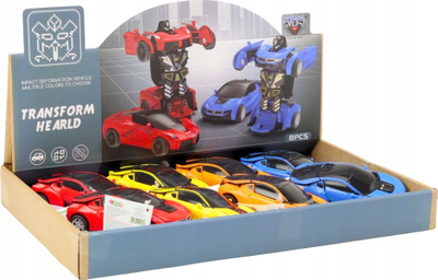 Lodër Auto Robot 2n1, kthehet nga makinë në robot, me plot ngjyra