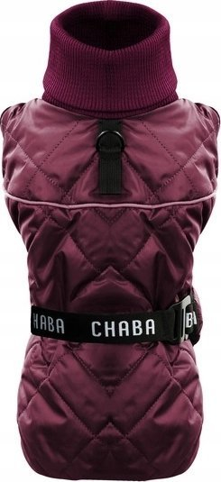 Pallto për qen Chaba Adjustable Coat Chic, 4XL, e kuqe burgundy