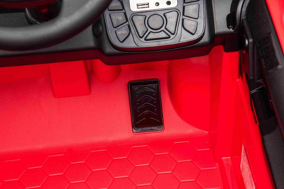 Makine elektrike per femije Ramiz Land Rover Discovery, telekomande, targe dekorative, e kuqe