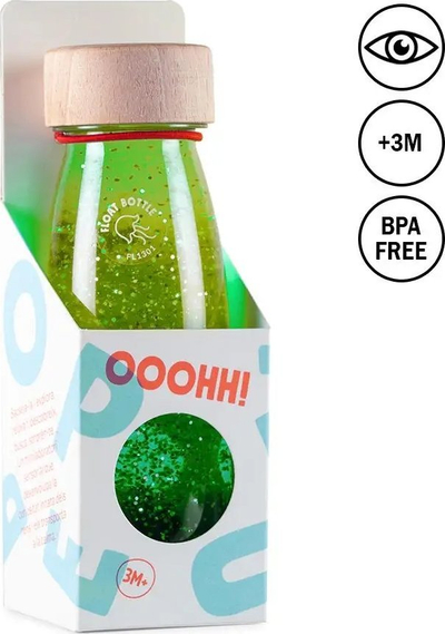 Shishe ndijimore PETIT BOUM Float, për bebe 3m+, jeshile