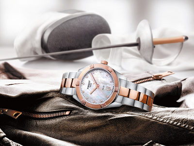 Orë dore Tissot PR 100 Sport Chic PR T101.910.22.116.00