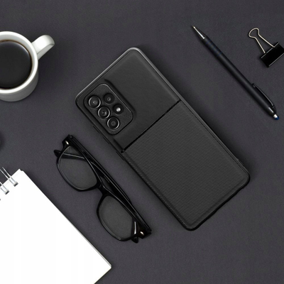 Kllëf telefoni Noble Case Samsung Galaxy A05, TPU PC, antirrëshqitës, i zi