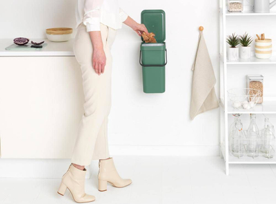 Kosh plehrash Brabantia Sort&amp;Go 12L, për riciklim, jeshil