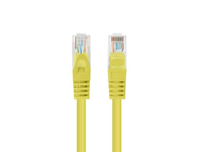 Kabllo rrjeti Lanberg Patchcord CAT 6 UTP, 0.25m, set 10 copë, e verdhë