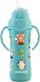 Miniland – Shishe me pipë për kalamaj Snap 240 ml, blu