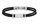 Byzylyk për meshkuj Emporio Armani EGS3122040, i zi/ i argjendtë