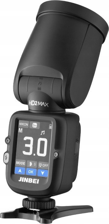 Blic aparati Jinbei HD-2 MAX, TTL HSS, për Sony, i zi