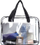 Set çantash organizuese Transparent Necessities, 3 pjesë, PVC, të tejdukshme