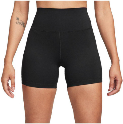 Shorce sportive Nike One High Waisted Biker, bel i lartë, e zezë