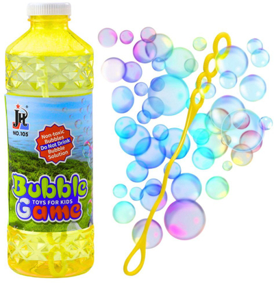 Lëng për flluska sapuni LeanToys 23249, 1L, me shkop, shumëngjyrësh