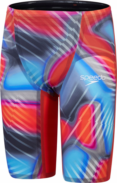 Kostum noti garash Speedo Fastskin LZR Pure Valor 2.0, për meshkuj, jammer, i kuq blu