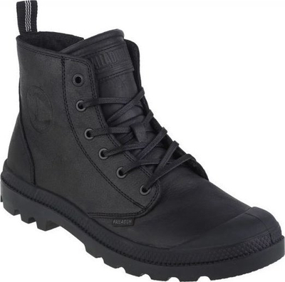 Çizme Palladium Pampa Zip Lth Ess M 76888, lëkurë natyrale, për burra, të zeza