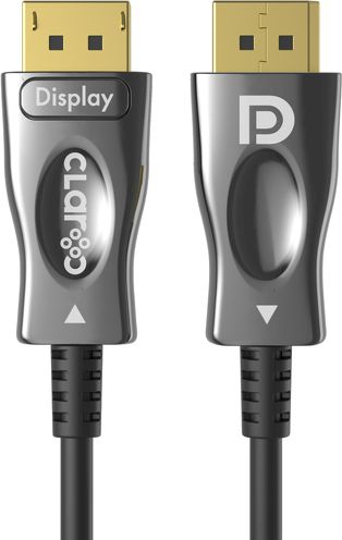 Kabllo DisplayPort Claroc CLAROC-DP-14-10M, 10 m, 8K, gri