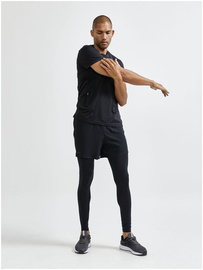 Getra sporti për burra Craft Core Essence, elastike, material i riciklum, të zeza