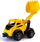 Играчка багер Viking Toys Mighty Construction Digger, мека пластика, големи тркала, жолт