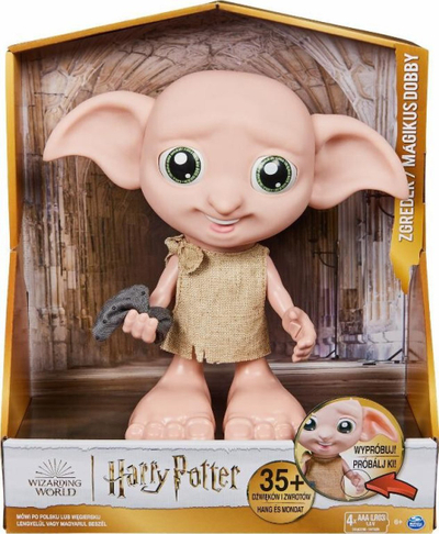 Lodër Dobby interaktive Harry Potter, 35 fraza, figurë që flet, me ngjyra