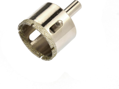 Freza bërthamore diamanti GEKO, 40 mm, për gur qeramik dhe pllaka, metalike