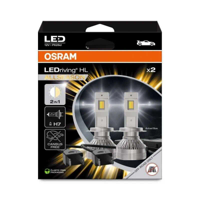 Lampa Gar Led H7 12v 45w 6000k&2700k 2in1 Allseason