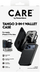Kapotë portofol PanzerGlass CARE Feature Case Tango, MagSafe, për iPhone 17 Pro Max, e zezë