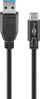 Kabllo USB Wentronic Goobay, USB A me USB C, USB 3.0, 1m, i zi