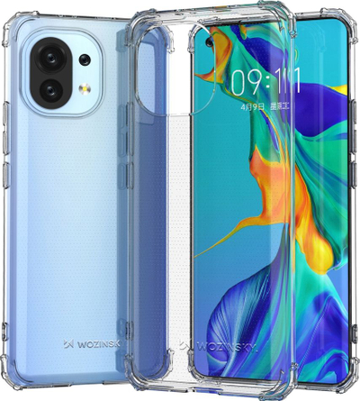 Mbështjellës telefoni Wozinsky Anti Shock për Xiaomi Mi 11, transparent