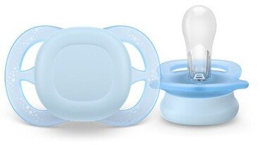 Qetësues bebesh Philips Avent Ultra Soft SCF075/12, 0 6 muaj, set 2 copë, ngjyra pastel