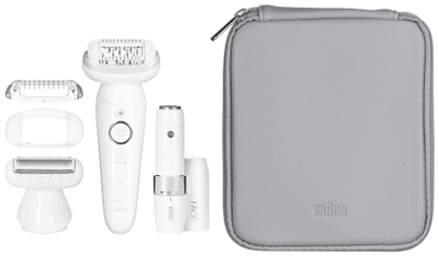 Epilator Braun Silk-épil 9 9341, për trup dhe këmbë, i bardhë