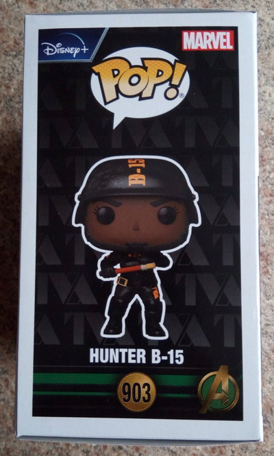 Figurë Funko Pop Marvel Loki Hunter B-15, nr 903, ekskluzive Amazon, e zezë