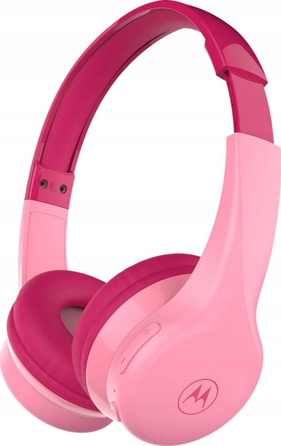 Kufje Motorola Moto JR300, Bluetooth, pa tela, rozë Candy