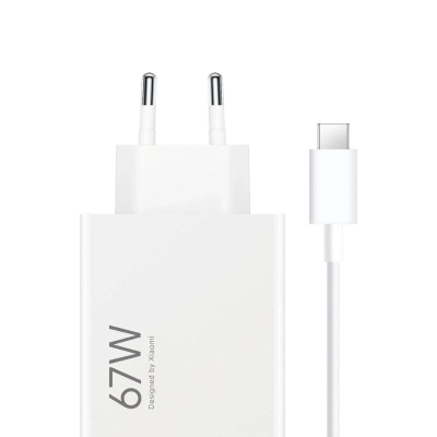 Karikues Xiaomi HyperCharge Combo, 67W, USB Type-A, i bardhë