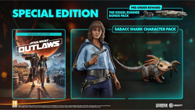 Loja PS5 Ubisoft Star Wars Outlaws Special Edition, aventurë me aksion, me gjëra shtesë dixhitale, shumëngjyrëshe