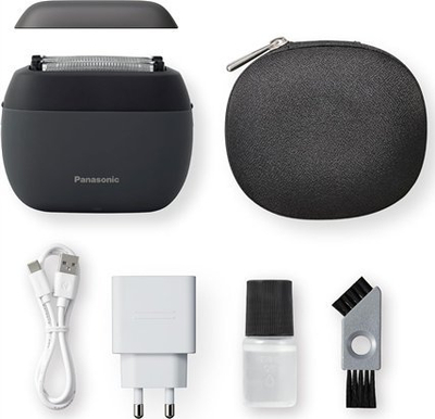 Brisk elektrik Panasonic ES-PV3B-K803, ultra i vogël, ngjyrë e zezë