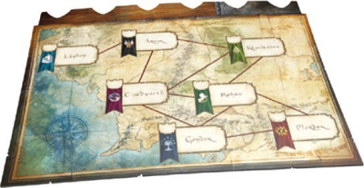 Lojë tavoline Rebel Lord of the Rings Duel for Middle Earth, për 2 lojtarë, edicioni gjerman