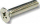 Vidhosje e galvanizuar me kokë të fundosur Wkret Met 82208, 10×30mm, çelik, e bardhë