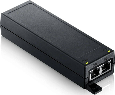 Инјектор PoE Zyxel PoE12-30W, 1 2.5Gbps, 30W, црн