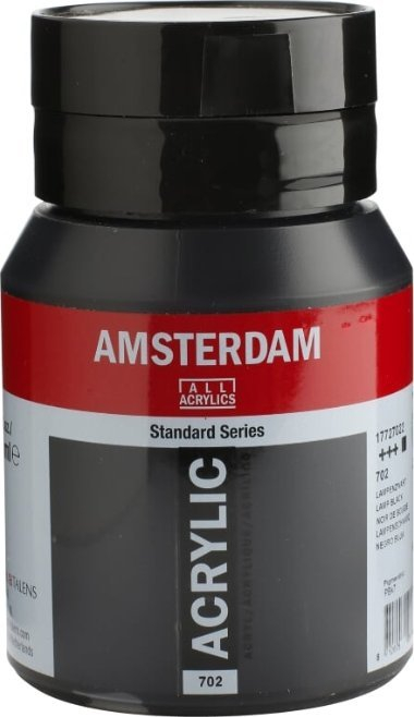 Bojë akrilike Amsterdam Standard Series, 500 ml, Lamp Black, e zezë