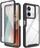 Futrollë Tech-Protect Defense360 për Xiaomi Redmi Note 13 5G, mbrojtje 360°, transparente, e zezë