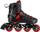 Patina inline për kalamaj Nils Extreme Cypher NA18811A, me numër të rregullueshëm 29-33, me rrota PU, të zeza me të kuqe
