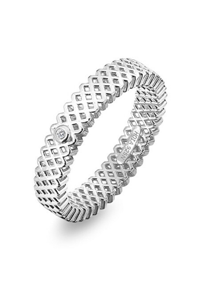 Unazë Hot Diamonds Quest Filigree DR222, argjend sterling, me diamant