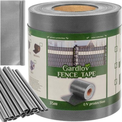 Rrip mbulues gardhi Cellfast Fencing Tape 23704, 19cm x 35m, 630g/m2, gri