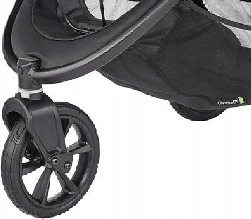 Karrocë bebe Baby Jogger City Mini GT2, 3 rrota, palosje me një dorë, gri