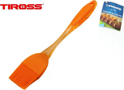 Furçë kuzhine Tiross TS-377, silikon, 23cm, portokalli