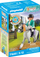 Set lodër Playmobil Horses of Waterfall Tournament Rider 71641, kalorëse me kal Hanoverian, për fëmijë
