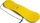 Snowboard për kalamoj Jamara 460391, plastik, 72 cm, i verdhë