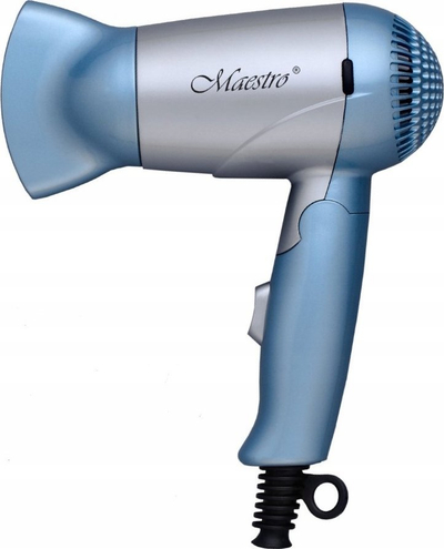 Tharëse flokësh Maestro MR-201, 1200W, palosëse, blu