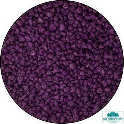 Gurë dekorativë GeekGaming Small Stones, 330g, për miniatura, vjollcë e errët