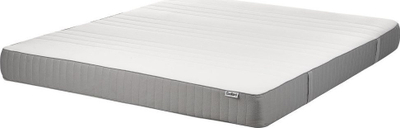 Dyshek Beliani Fancy, 140x200 cm, memory foam, i bardhë gri